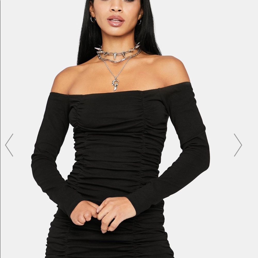 Motel off shoulder dress